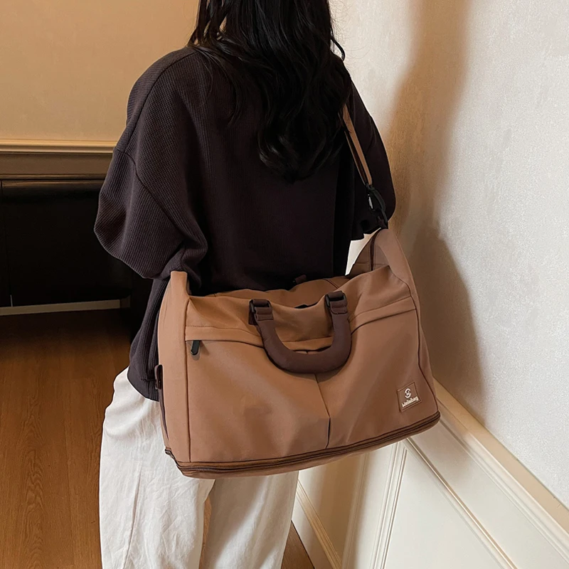 

Women's Fitness Yoga Bag Travel Large Shopping Camping Handbag Commuting Tote Pack Sport Training Hikng Swimming Crossbody Bag