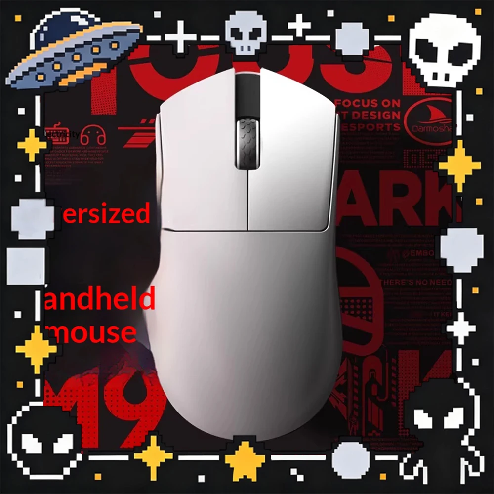 DarmoShark M9 Wireless Mouse Primary Phase 3950 Sensor Keel Frame Nordic 54LI5 Master Control Game Mouse 750IPS Accuracy Gifts