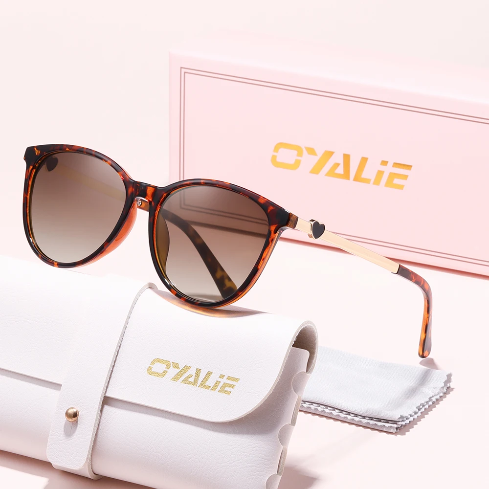 نظارات شمسية عصرية لتدفئة القلب من Oyalie، اختيار تدفئة القلب، متعددة الألوان اختيارية، سهلة التكيف مع لحظات تدفئة القلب، حقن رومانسية ومرحية، سهلة تصنيفها. مناسبة لملابس العمل اليومية، التسوق، التاريخ، عطلة السفر وغيرها من المناسبات لتتناسب مع إكسسوارات الملابس.