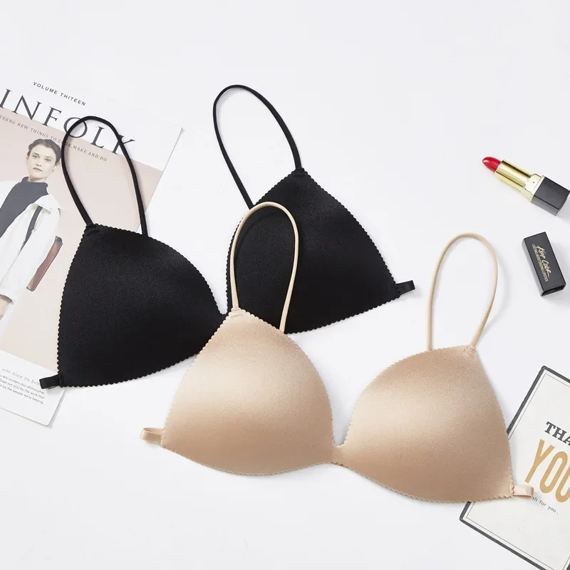 ファッション女性のブラジャー女性のためのプッシュアップブラジャーランジェリーセクシーな下着通気性薄型 2 色ブラジャー女性のブラジャー収集