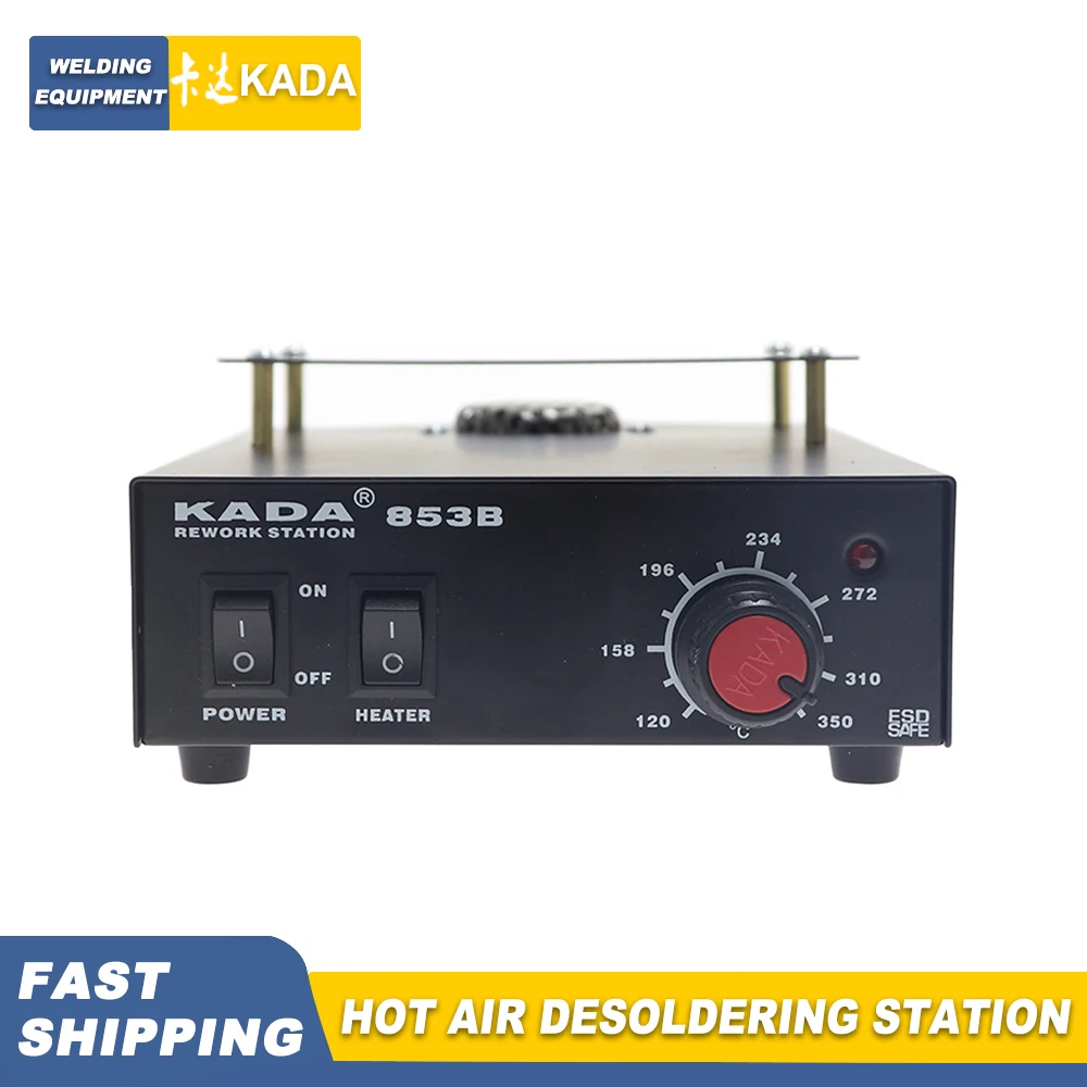 KADA 853B Welding Station 220V 540W Preheating Station for BGA PCB BGA Recycling Station Preheating /Hot Air Desoldering Station