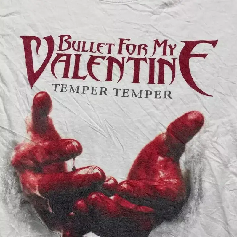 

Bullet For My Valentine Rock Band Temper T Shirt Full Size S 5X