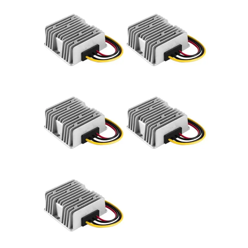 Y43A-5X DC 12 / 24V To DC 48V 5A 240W Voltage Converter Regulator DC/DC Boost Transformer Waterproof