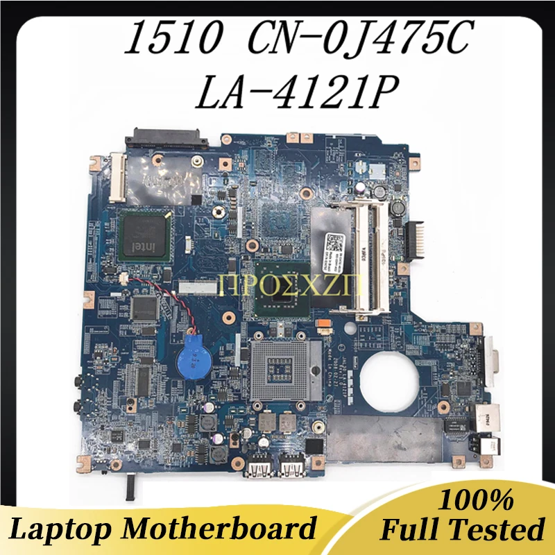 

CN-0J475C 0J475C J475C Mainboard For DELL Vostro 1510 V1510 Laptop Motherboard JAL30 LA-4121P 965GM DDR2 100% Full Working Well