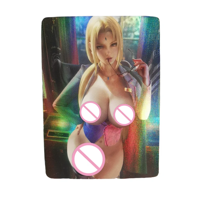 Anime Two-Dimensional Nude Girl Soul Paradise Tsunade Vieira Yoel Collectible Card Sexy Goddess Collectible Card Adult Gifts