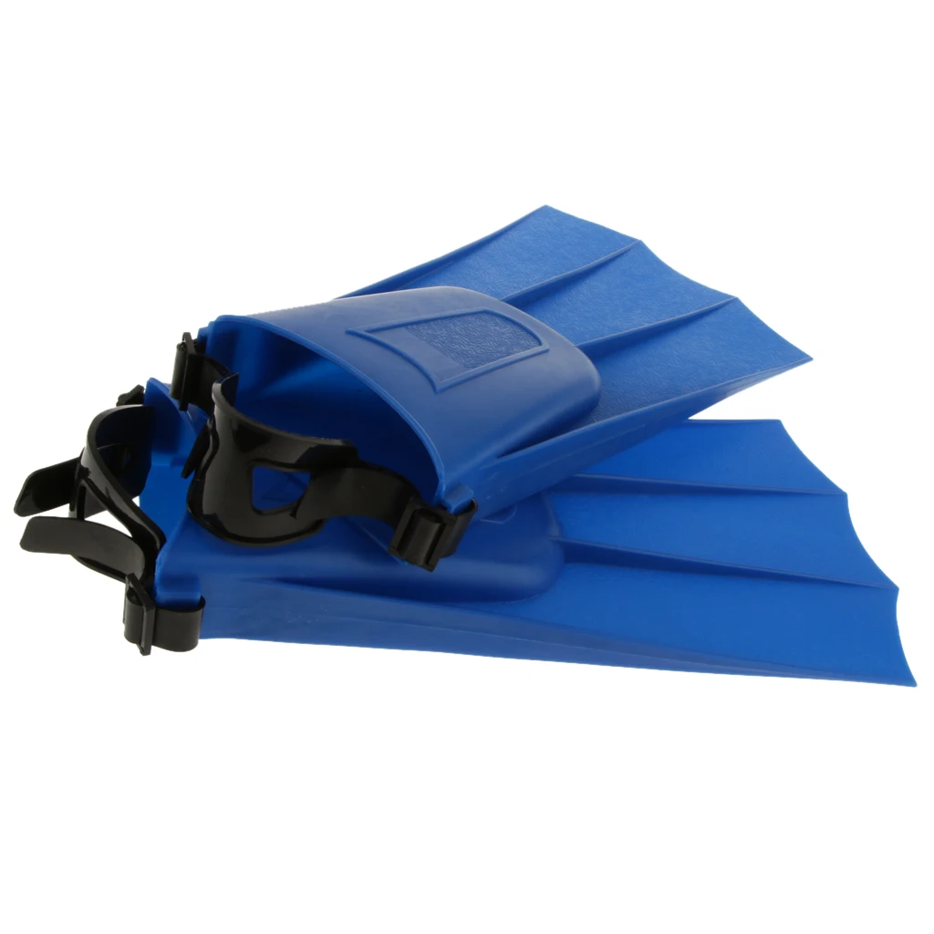 Diving Flippers Diving Fins Adjustable Swim Fins Training Long Flippers Scuba Diving Swimming Snorkeling With Adjustable Strap