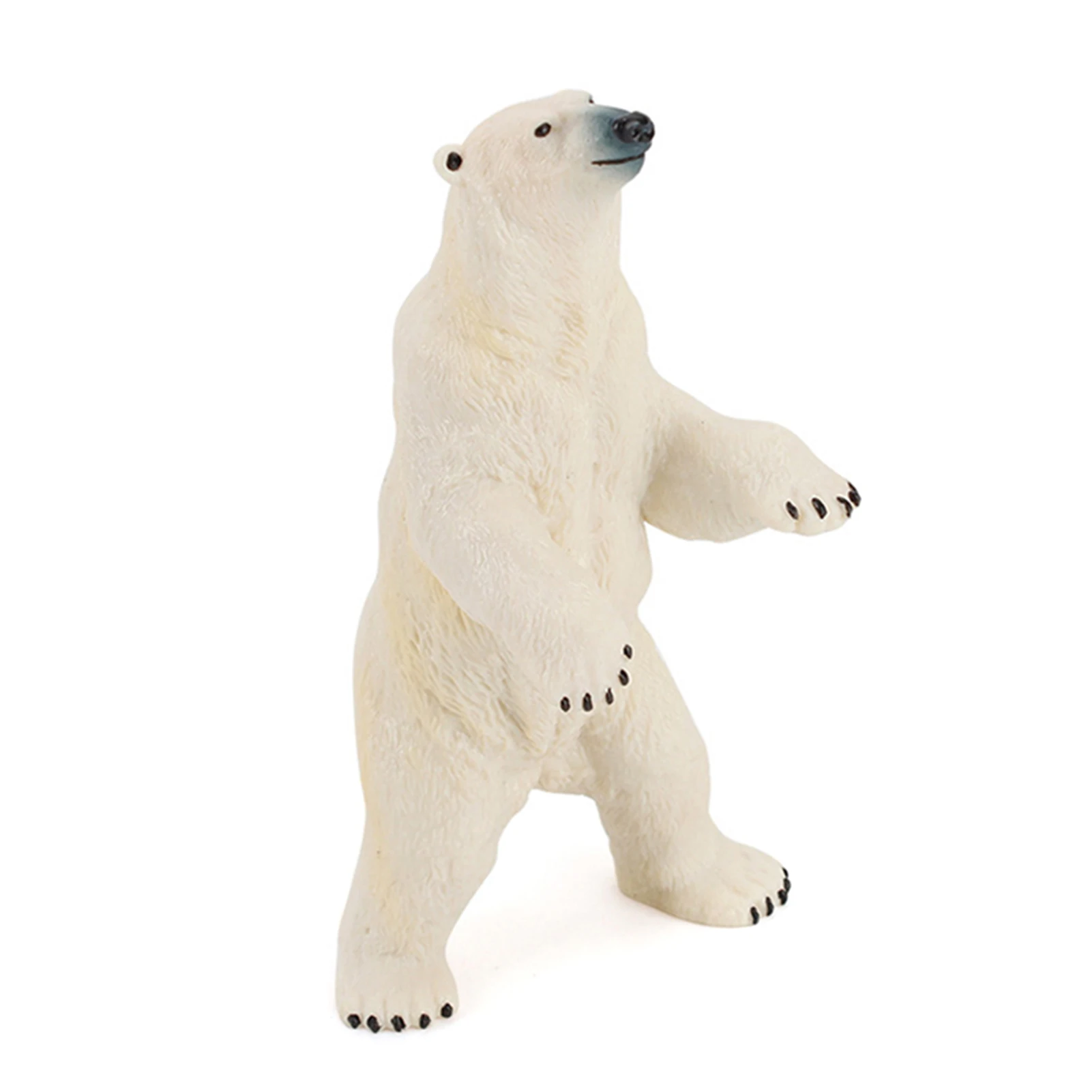 Arctic Animal Miniature Ornaments Solid Model Of Polar Bear Animal Figurines For Home Decoration