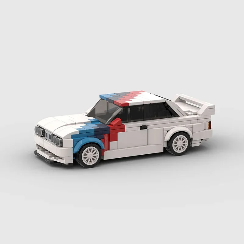 Bricklink MOC Technical Car M3 E30 Racing Speed champion Sportscar Creative Expert Building Blcoks Bricks Toys For Children Gift