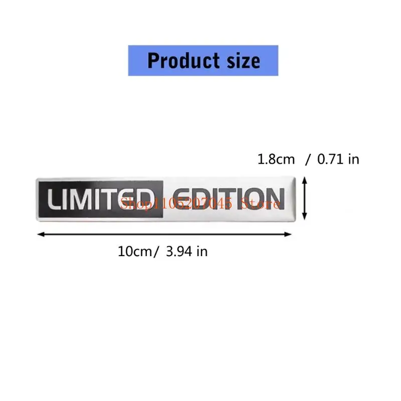 37cd ملصق رمز تلقائي من خليط الألومنيوم الناعم، خطة حصرية، لمسة نهائية غير منفذة، تطبيق عالمي للمركبات #6