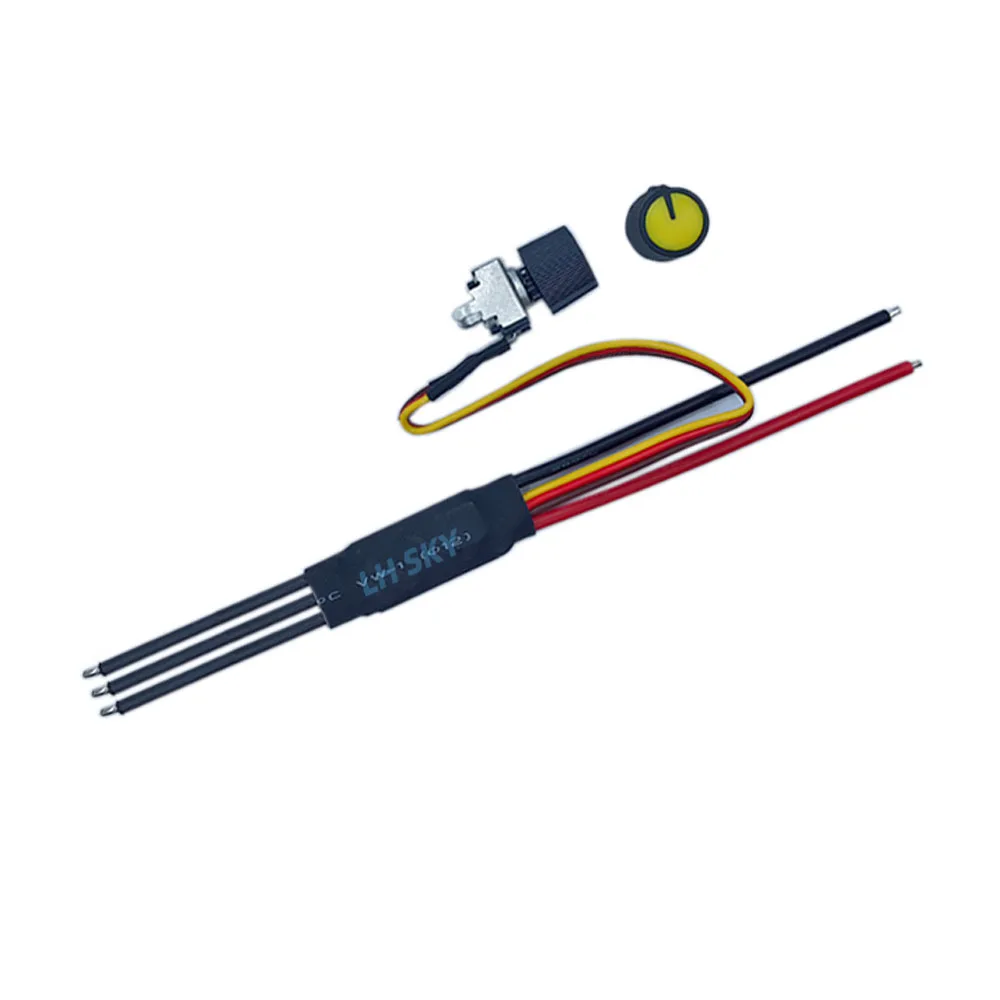 

500-2700KV DC7-26V 3-Phase Brushless Motor Driver Speed Controller Regulator with Potentiometer For 2-6S LiPo