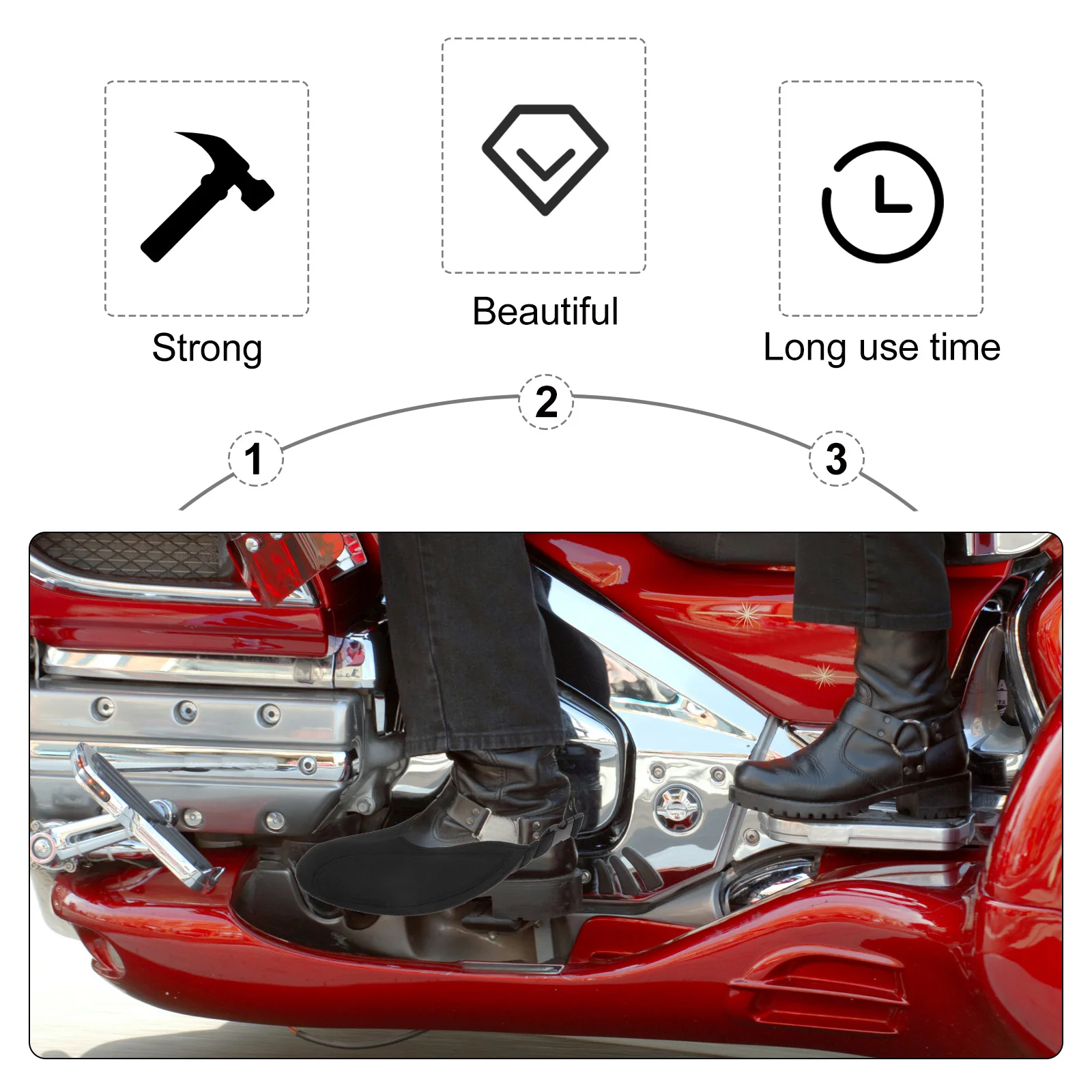 

Shoe Protector Boot for Motorcycle Motorbike Cover Keep Warm Gear Tpu Covers Cycling Enthusiasts