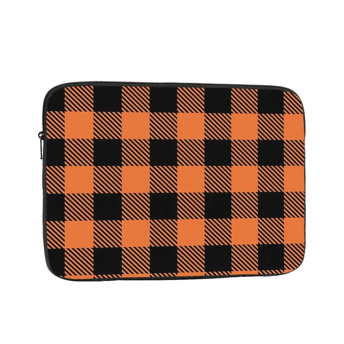 Black Check Traditional Royal Stewart Scottish Notebook Laptop Bag Case Pouch 10 12 13 15 17 Inch  Tablet Shockproof Case Bag