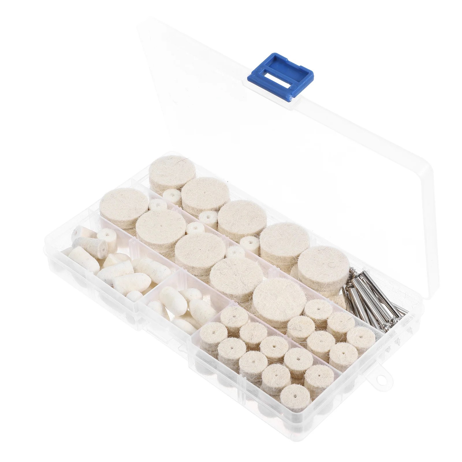 1Set Polishing Buffing Wheel Set Stainless Steel Wool Rotary Tool Kit Versatile Jewelry Polishing Wheels Accessories