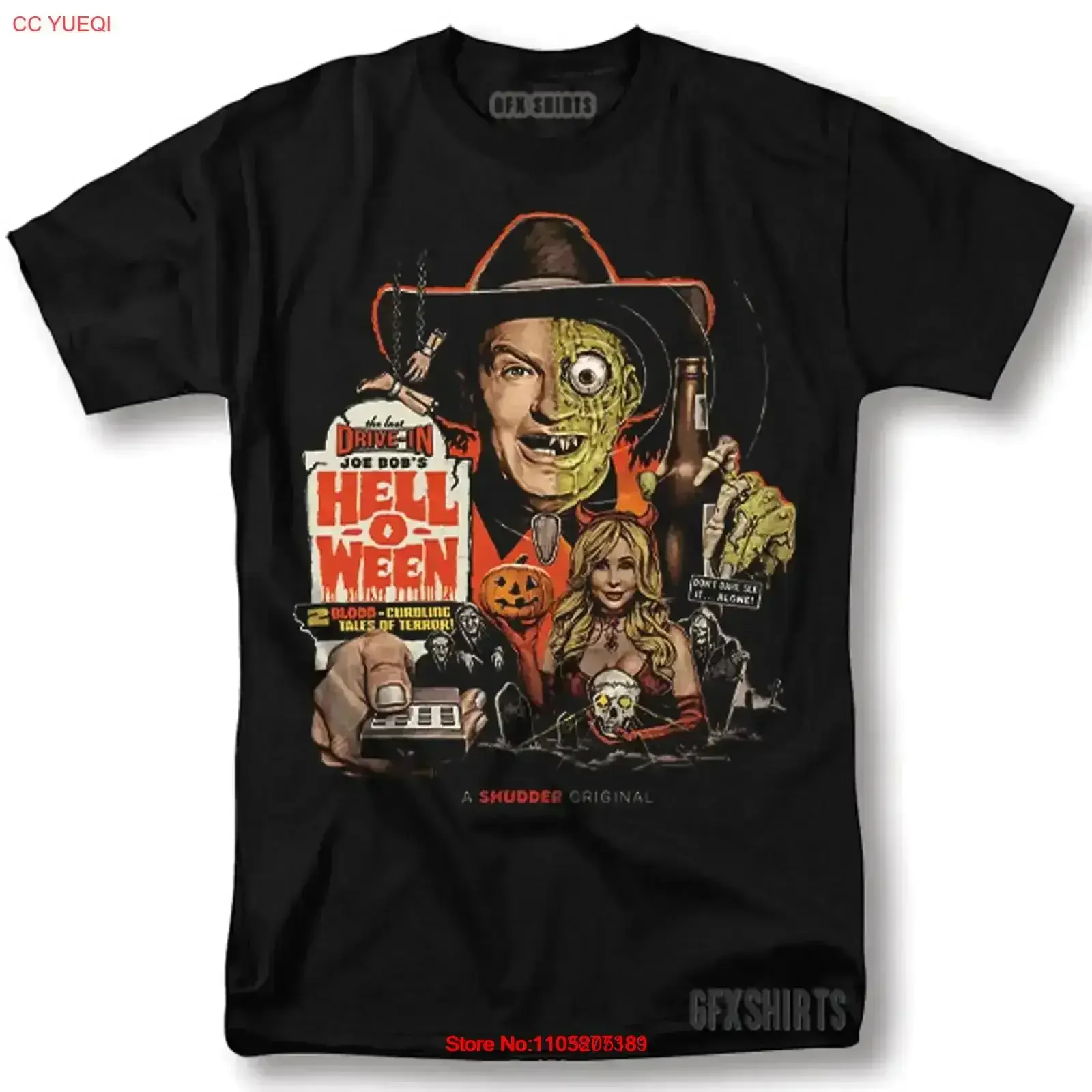 The Last Drive In Joe Bob Briggs T Shirt Horror Movie Vintage Design Washed Top For Everyday Wear Comfortable Casual vintage