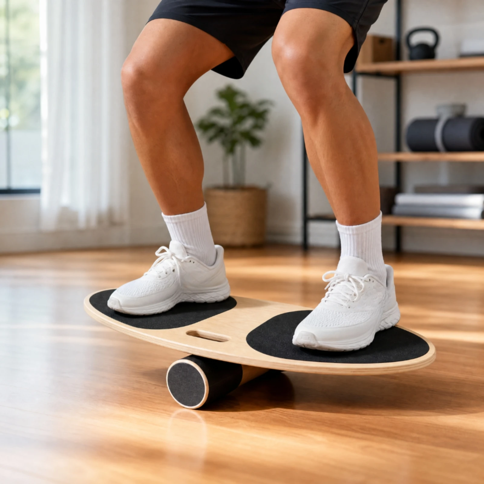 Деревянная доска для тренировк – обзор и цена Balance Board Fitness