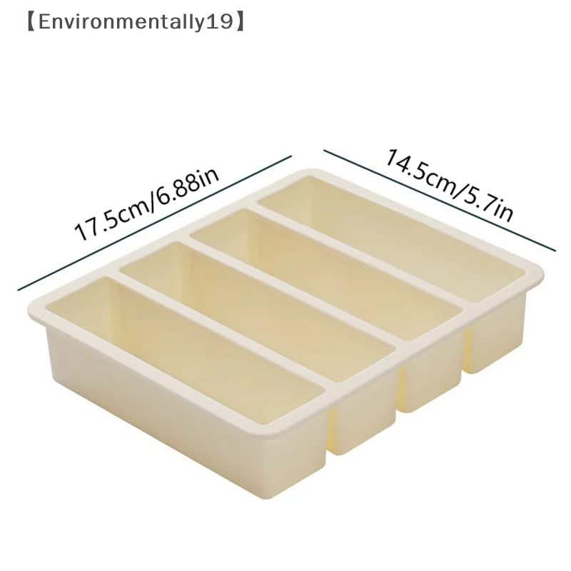 AngiStorage-Plateaux de congélation en silicone avec couvercle, moules de congélation, extra large, soupe, glace, 4 cubes