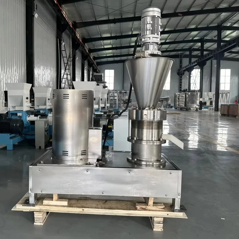 (Sea shipping) Stainless steel peanut butter maker colloidal grinder food sesame cocoa bean grinder