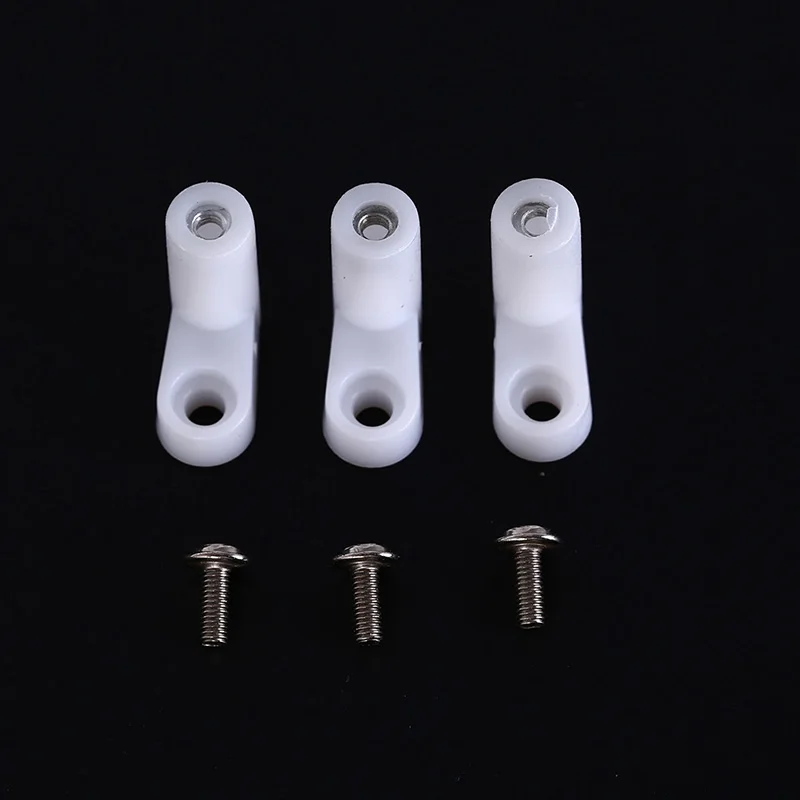 10pcs Fixed Plastic Pcb Mounting Feet 20mm Feet Right L Type Angle With Screws Reinforcement