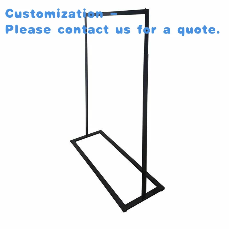 

custom.Boutique Slim Rack with Square Base Heavy Duty Garment Clothes Clothing Rail