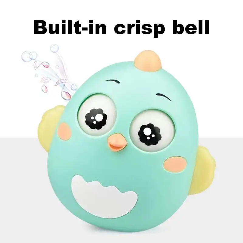 

Teething Rattle Toy Chew Teether Toy Cartoon Rattle With Bell Hand-Eye Coordination Exercise Toy Auto-Balancing For Young