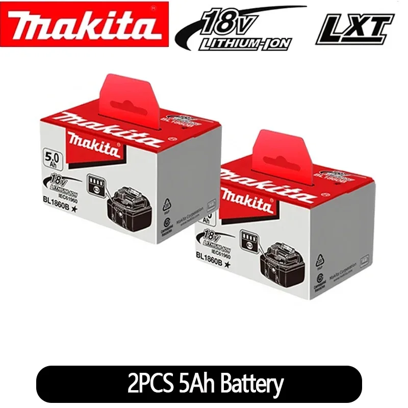 Originele Makita 18V LXT Lithium-accu 9.0Ah/6.0Ah/5.0Ah voor BL1890 BL1860B BL1850 & DDF487 uit 2026