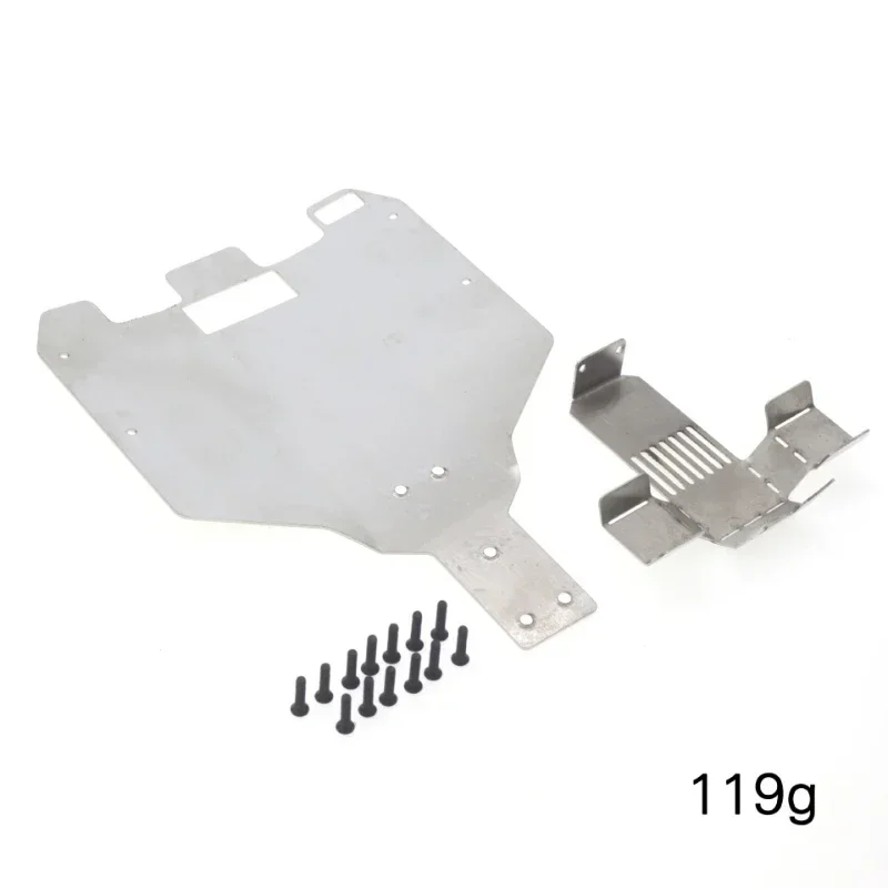 Placa de deslizamiento protectora de eje de armadura de chasis RC 1/12 para Wltoys 12428 12423, piezas de bricolaje de coche