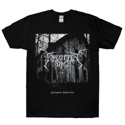 Forgotten Tomb Springtime Depression Black T-Shirt Fullsize S-5XL long or short sleeves
