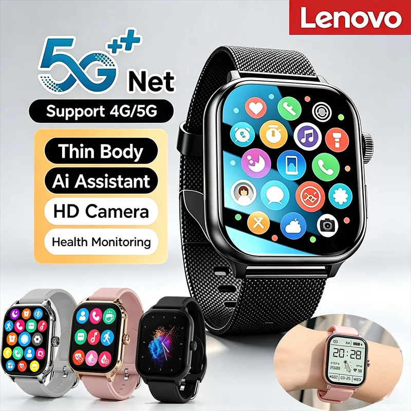 Smartwatch Watches Birthday Gift For Men - Lenovo 2026 Nuovo Smartwatch per Uomo