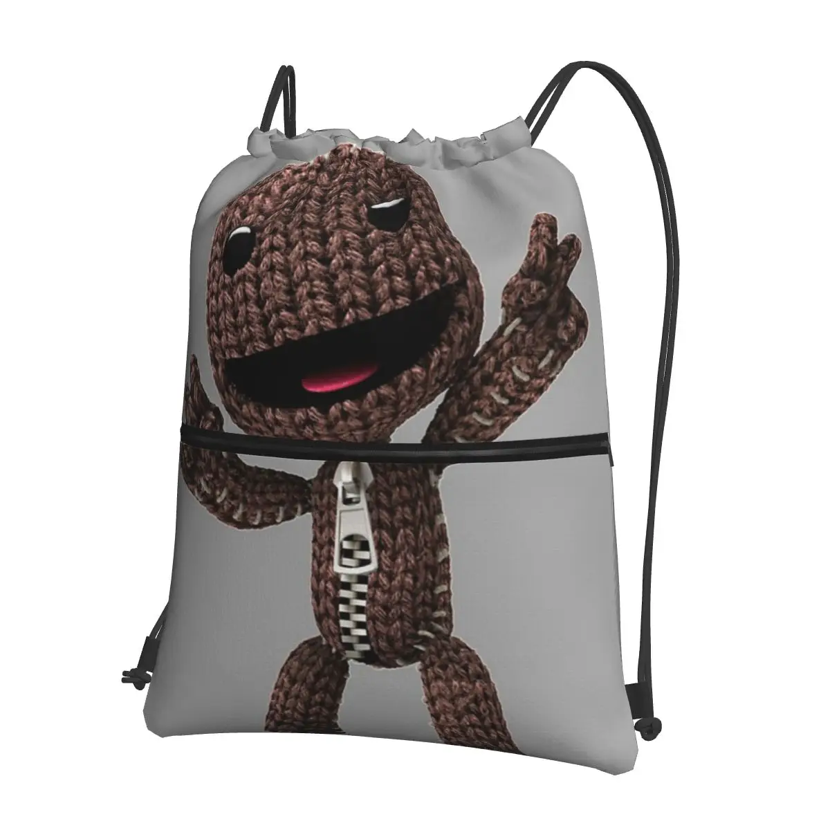 

Рюкзаки на шнурке LBP Sackboy для мужчин и женщин, портативные модные сумки с карманами для хранения, для путешествий, спорта