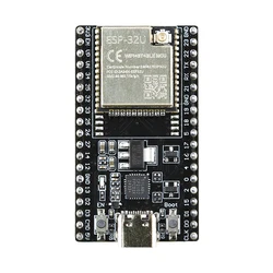 ESP-32 DevKitC Development Board with 2.4G Extend Antenna Port ESP32-32U Wifi Module USB Micro Type-C 38PIN ESP-32 CP2102