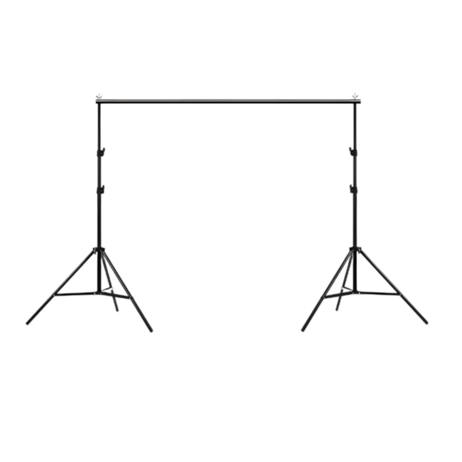 Sturdy Photography Backdrop Stand with Detachable Tubes for Studio Lighting Setup Photo Zone Props Support System