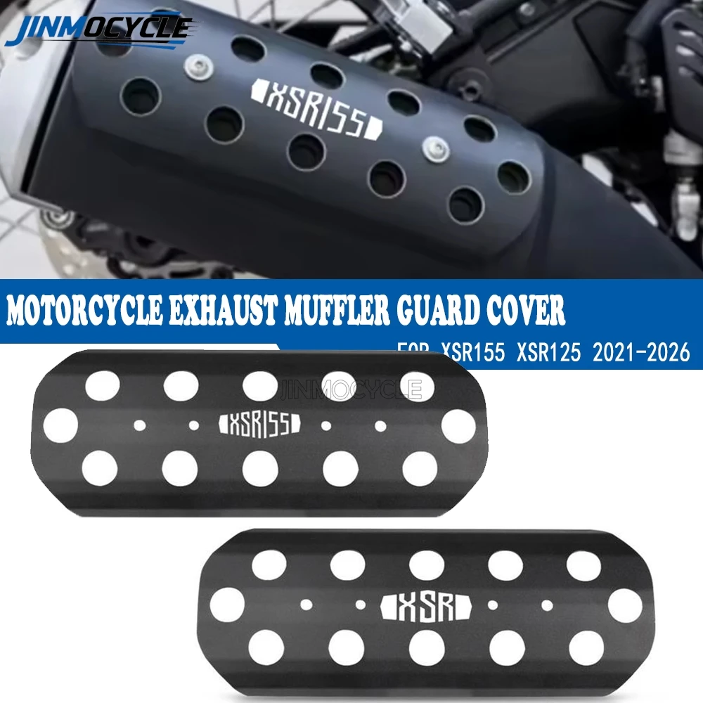 

Motorcycle Parts Exhaust Pipe Shield Cover Muffler Protector Guard For YAMAHA XSR155 2019 2020 2021 2022 2023 2024 2025 XSR 155