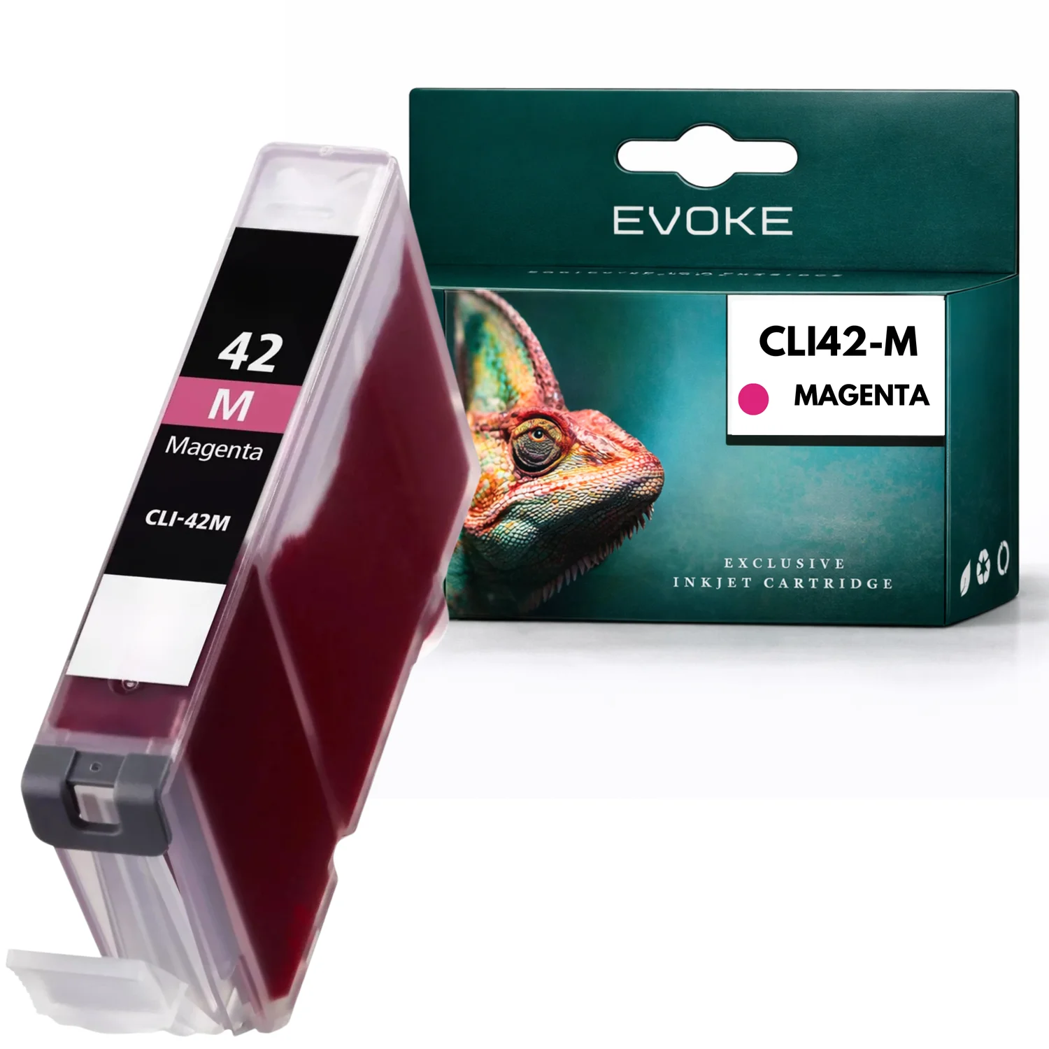 Evoke Compatibele Inkt voor Canon Cli42 Cli-42 6386B001 Magenta Pixma Pro 100 Pro 100 S