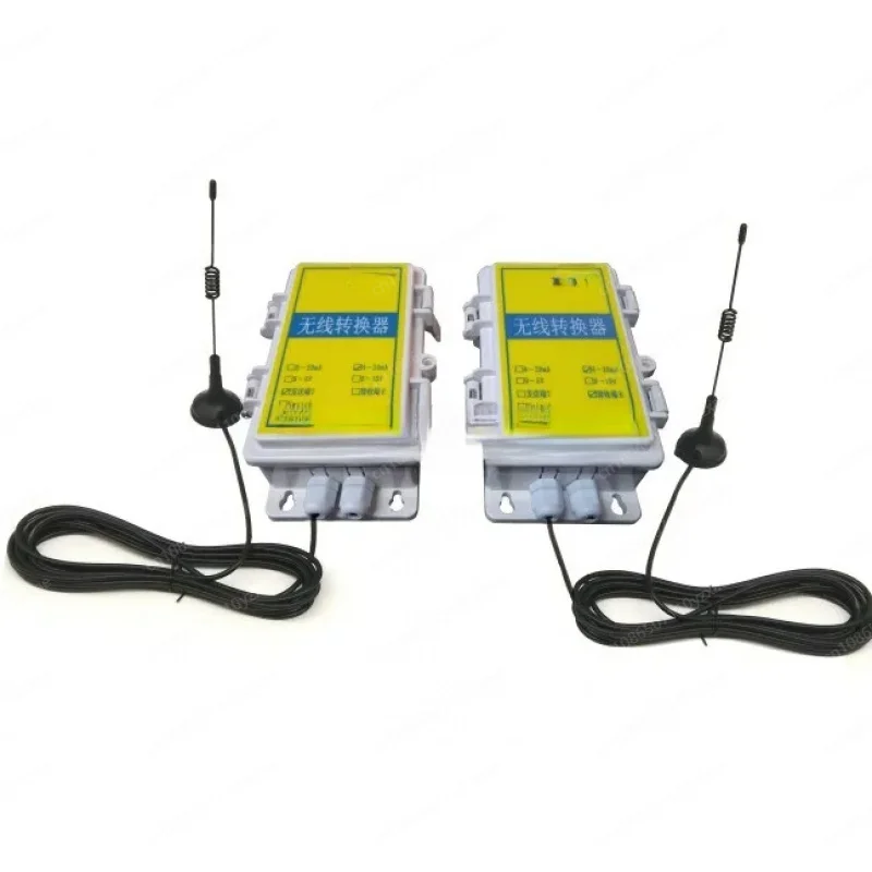 

Wireless Wiring High Precision 1-4 Channel 4-20MA 0-10V Analog Radio Conversion 3Km 8Km