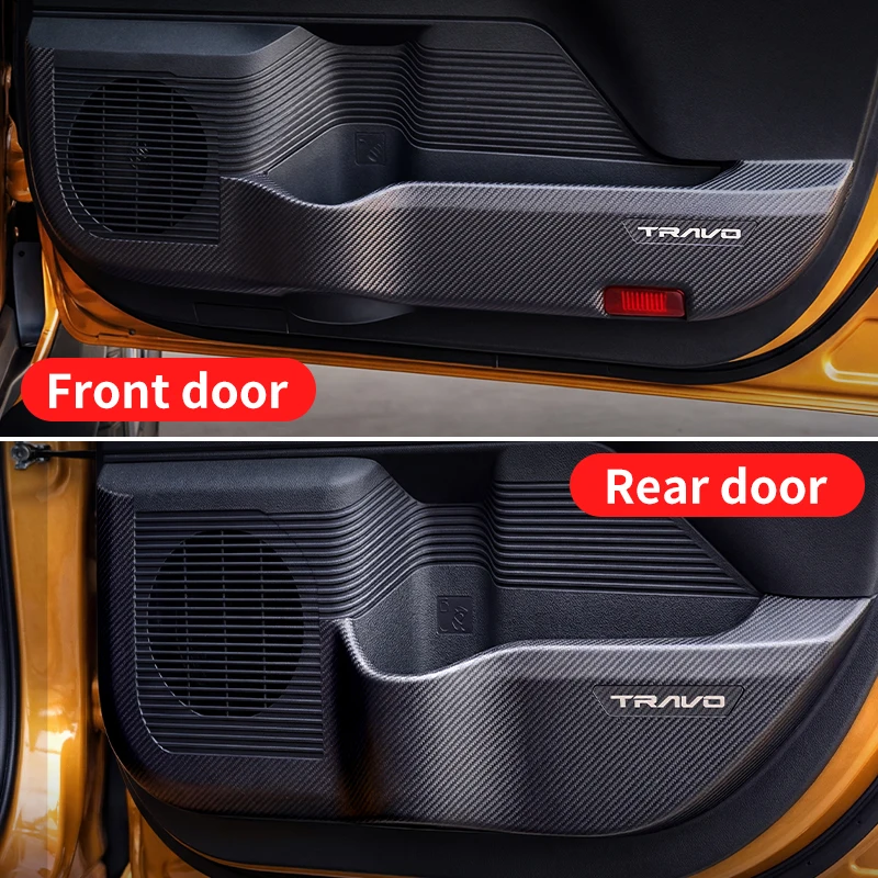 For 2026 Toyota Hilux Door Anti Kick cover Protector Protection Interior Decoration Auto Accessories Modification Upgrade Parts