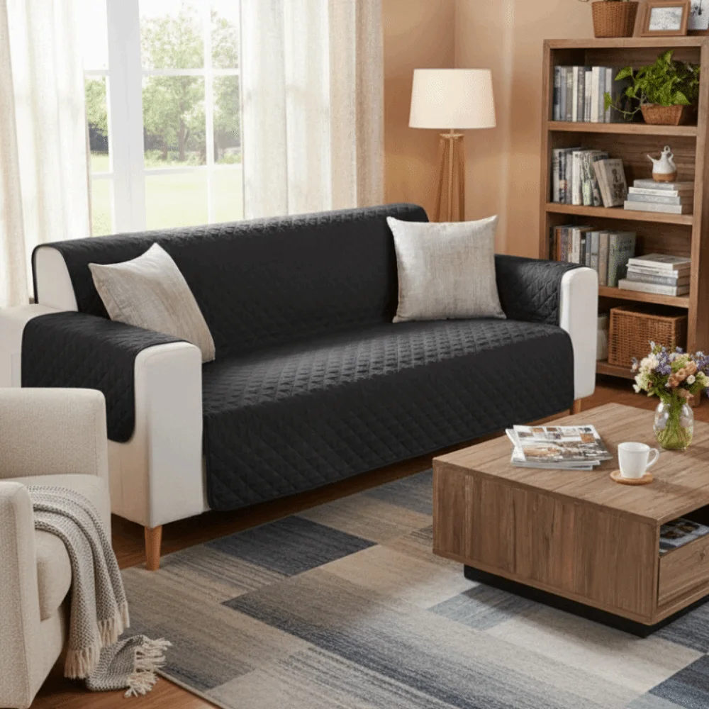 

Моющийся чехол для дивана на 3 места, нескользящий, грязеотталкивающий, утолщенный, износостойкий, защита для мебели в гостиную