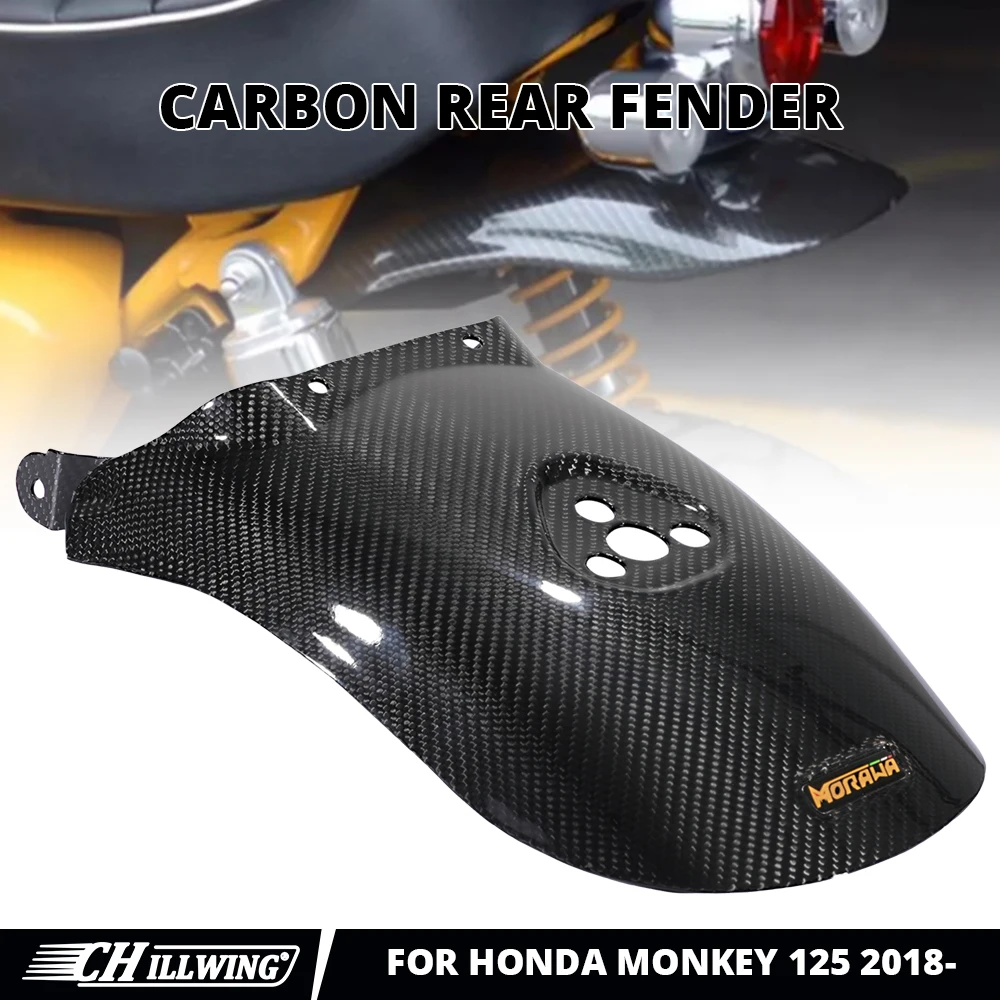 Para Honda MONKEY 125 Z125 Monkey125 2018-2024 2025 motocicleta guardabarros trasero de fibra de carbono carenado protector de barro accesorios de cubierta