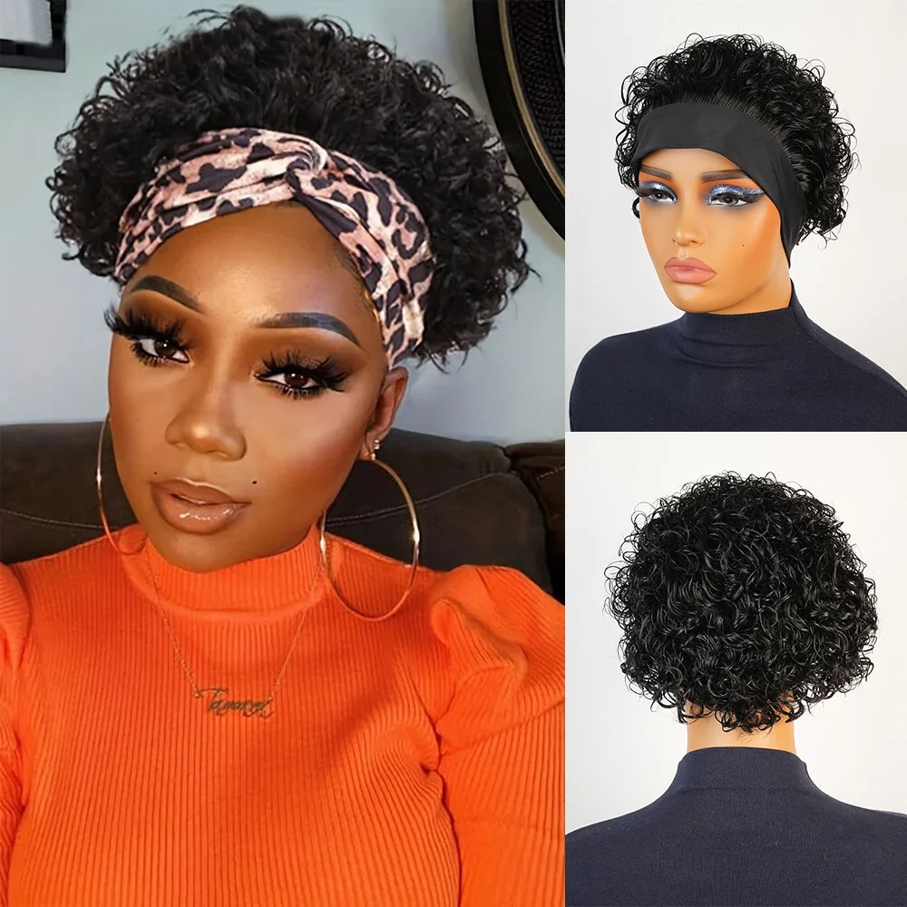 Pixie Cut Wig Short… - image