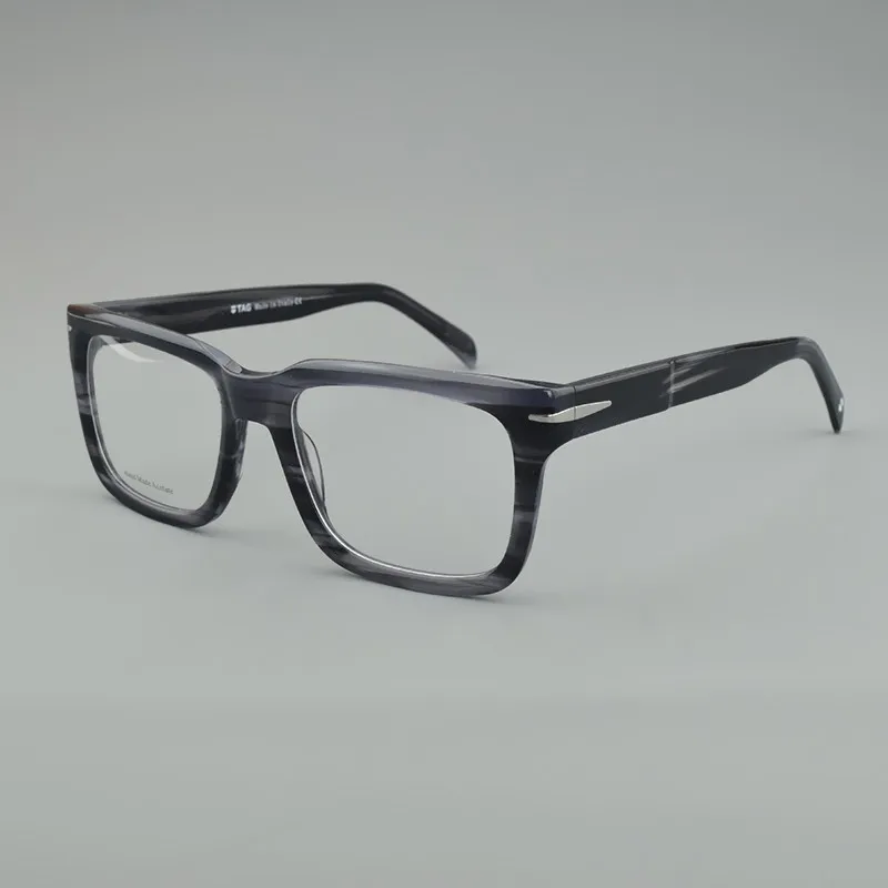 المتضخم الرجال النظارات الفاخرة مصمم مربع العدسات البصرية للنساء إطارات النظارات مكافحة الضوء الأزرق مشهد قصر النظر 7697