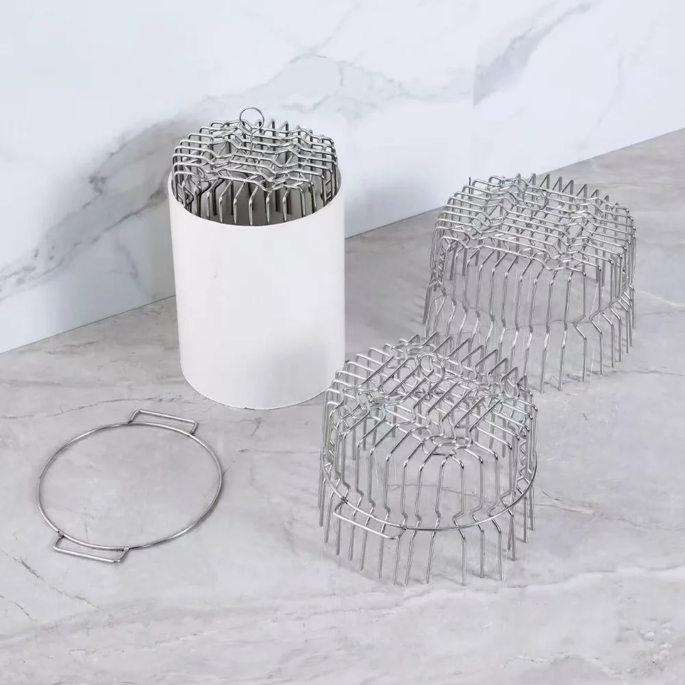 مصيدة حطام لأرضية السقف من الفولاذ المقاوم للصدأ، غطاء تصريف للشرفة مضاد للحجب، سهل التركيب #5