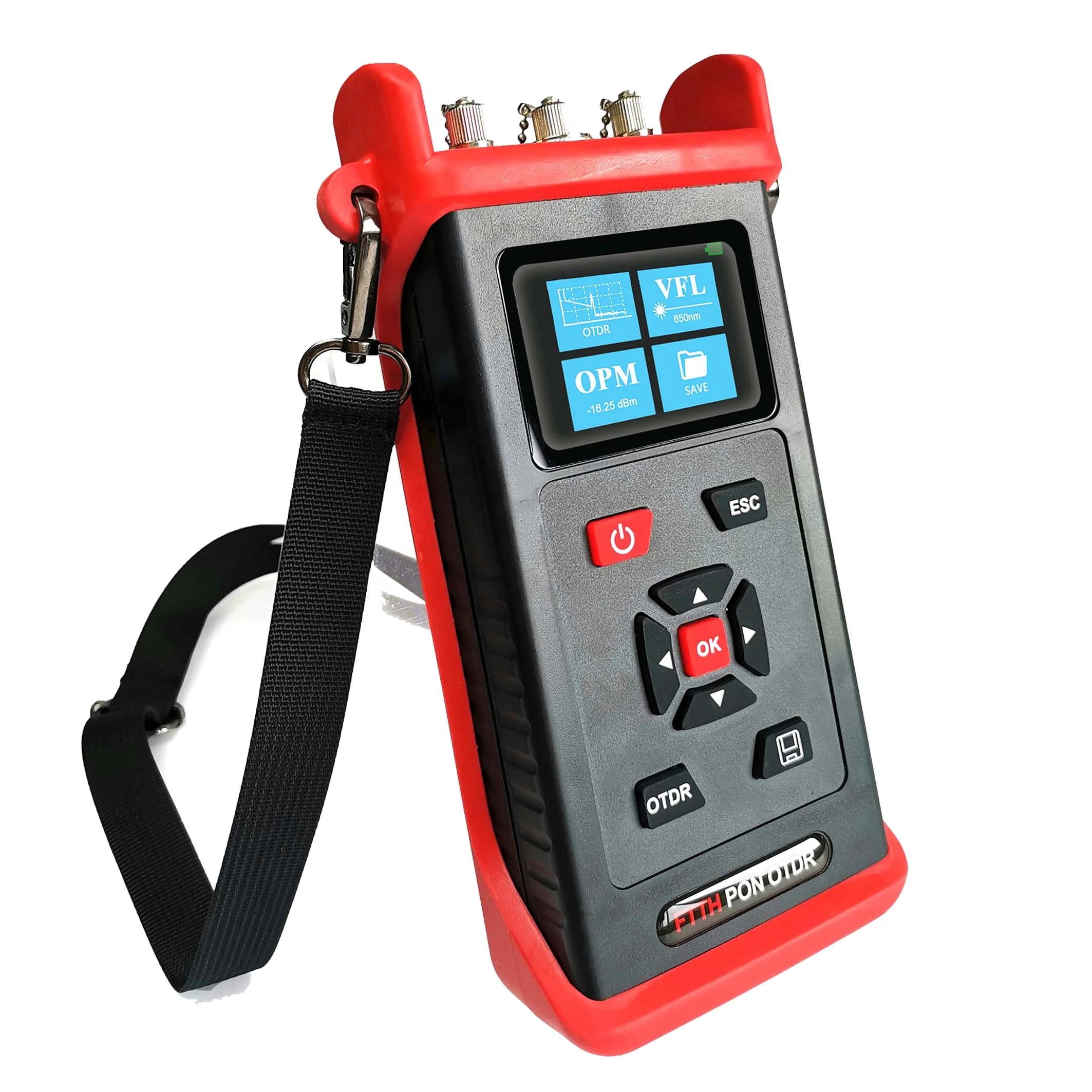 

Fiber Optic Cable Recorder 850,1300,1310,1490,1550,1625 Range Tester Job Description Pon Otdr Tool For FTTH