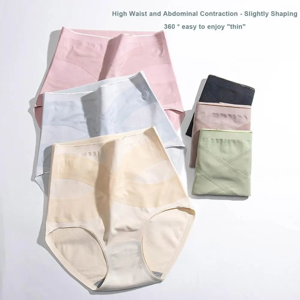 女性超ソフトハイウエスト女性ヒップリフティング通気性パンツ快適な伸縮性パンティー快適な下着