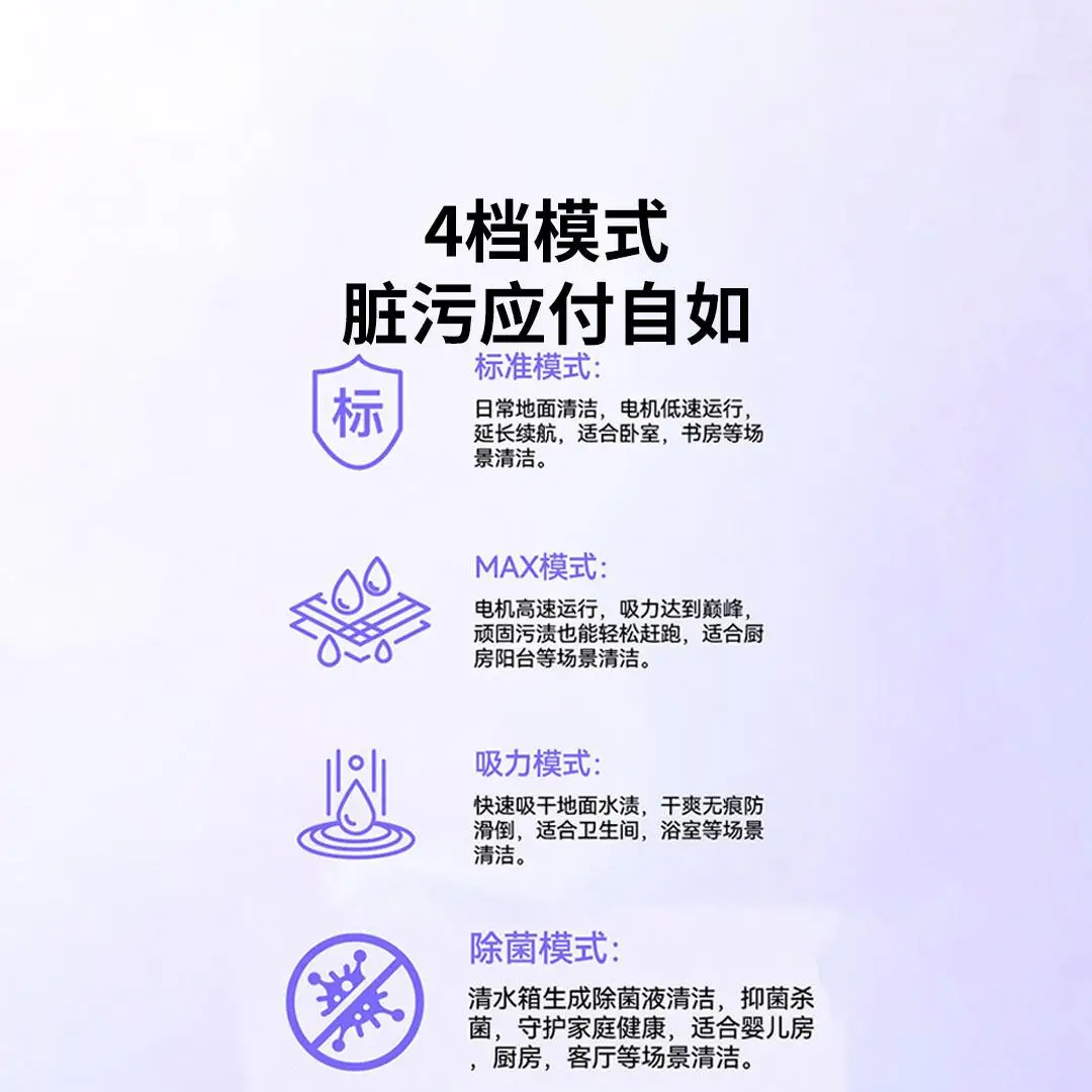 INXNI 220V 125W Z3Slim Degerming 안티 와인딩 세척 드래그 및 빠는 통합 세탁기