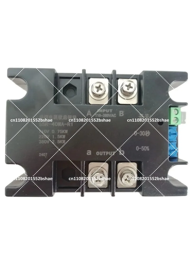 220V Single Phase Motor Soft Starter 1.5KW SSR-40WA-R1 Online Soft Start for Fan Pump 1KW 2KW 4KW 6KW 8KW