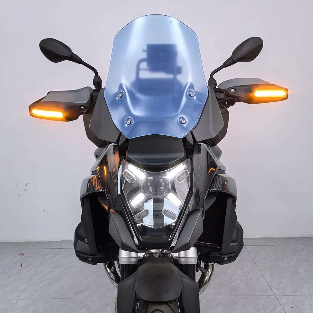 BMW R1300GS R 1300 GS 2024-2026 윈드쉴드 양측 에어 디플렉터 오토바이 탱크 사이드 윈드 디플렉터 스포일러 윈드스크린 썸네일 3