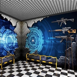Custom Technology TV background wallpaper electronic company internet cafe bar mural esports intelligence wall paper living room