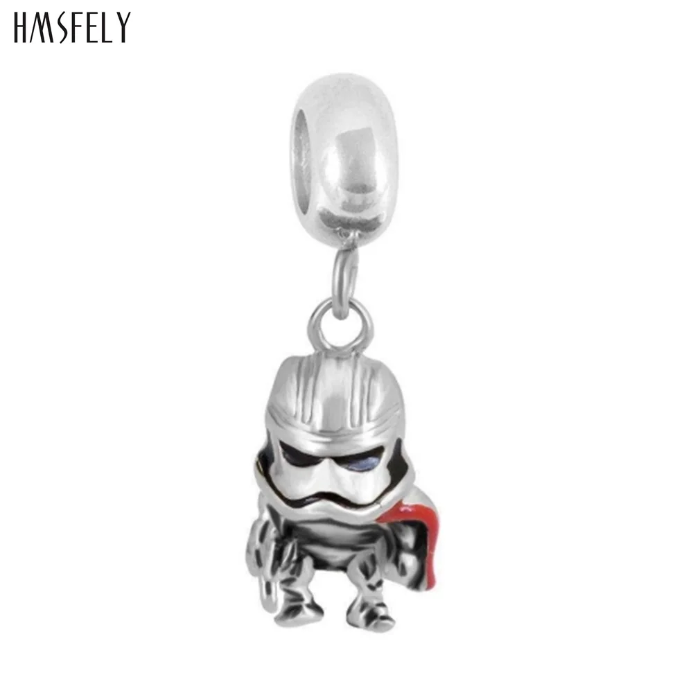 

HMSFELY Soldier Beads For Charm Women Bracelet Jewelry Making Accessories Bead 316l Stainless Steel Beads