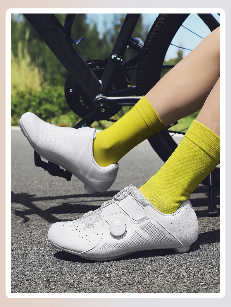 2025 Fahrradschuhe Rennrad Herren Damen Große Größe bis 48 # Racing SPD Cleat Professionelle selbstsichernde MTB-Fahrrad-Sneaker Unisex – Detail 7
