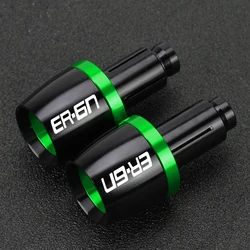 For Kawasaki Ninja ER-6N 2006-2020 2021 2022 2023 2024 ER6N ER 6N 6f Motorcycle Handlebar Grip Ends Cap Counterweight Plug Slide