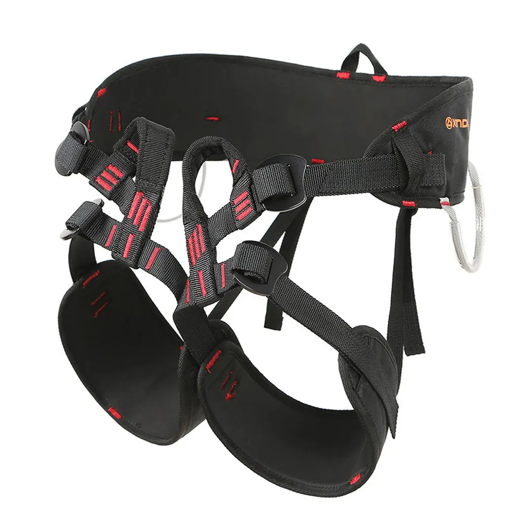 Outdoor Rock Climbing Half-body Harness Polyester Wear-Resistant Mountaineering Adventure Rescue Safety Protection Equipment